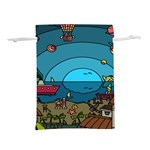 Artwork Art Kids Lightweight Drawstring Pouch (S) Back