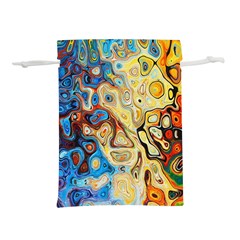 Colorful Structure Lightweight Drawstring Pouch (m) by artworkshop
