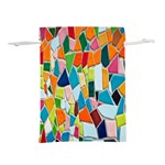 Mosaic Tiles Lightweight Drawstring Pouch (S) Back