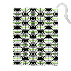 Hackers Town Void Mantis Hexagon Agender Pride Flag Drawstring Pouch (4xl) by WetdryvacsLair
