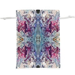 Abstract Kaleidoscope  Lightweight Drawstring Pouch (xl) by kaleidomarblingart