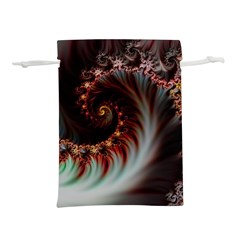 Digital-fractal-fractals-fantasy Lightweight Drawstring Pouch (m) by Jancukart