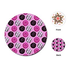 Dessert Playing Cards Single Design (round) by nate14shop