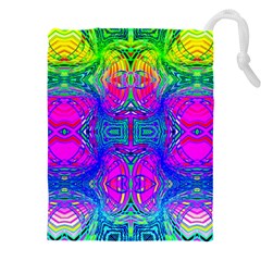 Liquidy Rainbow Drawstring Pouch (5xl) by Thespacecampers
