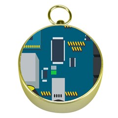 Amphisbaena Two Platform Dtn Node Vector File Gold Compasses by Sapixe