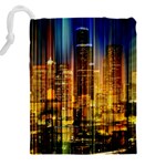Skyline-light-rays-gloss-upgrade Drawstring Pouch (4XL) Back