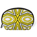 Abstract pattern geometric backgrounds  Accessory Pouch (Large) Back