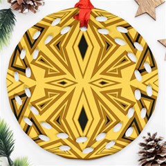 Abstract Pattern Geometric Backgrounds Ornament (round Filigree) by Eskimos