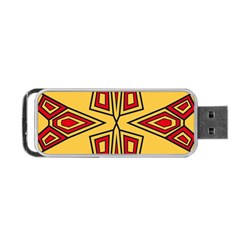 Abstract Pattern Geometric Backgrounds Portable Usb Flash (two Sides) by Eskimos