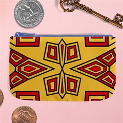 Abstract Pattern Geometric Backgrounds Large Coin Purse by Eskimos
