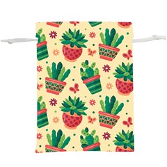 Cactus Love 5  Lightweight Drawstring Pouch (xl) by designsbymallika