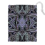 Abstract kaleido Drawstring Pouch (4XL) Front