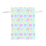 Dungeons and Cuties in Blue Lightweight Drawstring Pouch (M) Front