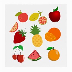 Fruits Cartoon Medium Glasses Cloth by Sapixe