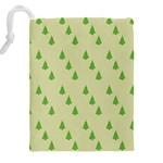 Christmas Wrapping Paper  Drawstring Pouch (4XL) Back