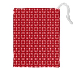 Christmas Paper Wrapping  Drawstring Pouch (5xl) by artworkshop