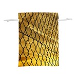 Chain Link Fence  Lightweight Drawstring Pouch (S) Back