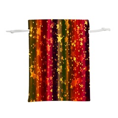 Background Stars Pattern Wallpaper Christmas Lightweight Drawstring Pouch (s) by artworkshop