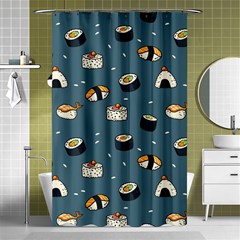 Sushi Pattern Shower Curtain 48  X 72  (small)  by Jancukart