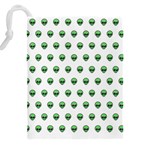 Aliens Ufo Fantasy Pattern Drawstring Pouch (4XL) Back