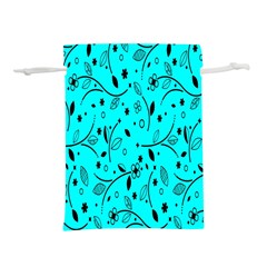 Flower Texture Textile Lightweight Drawstring Pouch (s) by artworkshop