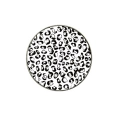Black And White Leopard Print Jaguar Dots Hat Clip Ball Marker (10 Pack) by ConteMonfrey