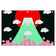 Mount Fuji Japan Landscape Volcano Banner And Sign 6  X 4  by Wegoenart
