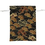 Oriental Traditional Seamless Pattern  Lightweight Drawstring Pouch (XL) Back