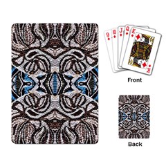 Embroidered Symmetry Playing Cards Single Design (rectangle) by kaleidomarblingart