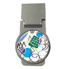 Abstract Pattern Money Clips (round)  by Wegoenart