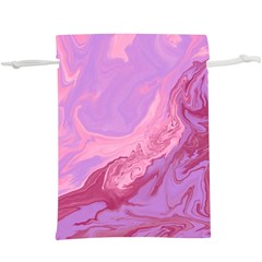 Illustration Art Pink Design Wallpaper  Lightweight Drawstring Pouch (xl) by Wegoenart