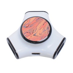 Illustration Background Light Abstract Texture 3-port Usb Hub by Wegoenart