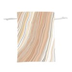 Marble Texture Marble Painting Lightweight Drawstring Pouch (L) Back
