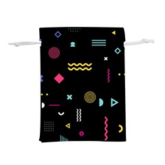 Illustration Geometric Art Colorful Shapes Lightweight Drawstring Pouch (l) by Wegoenart