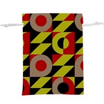 Illustration Background Pattern Texture Design  Lightweight Drawstring Pouch (XL) Back