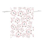 Illustration Background Pattern Texture Clock Lightweight Drawstring Pouch (L) Front