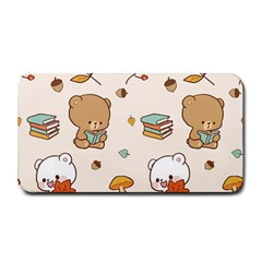 Illustration Bear Cartoon Background Pattern Medium Bar Mats by Sudhe
