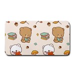 Illustration Bear Cartoon Background Pattern Medium Bar Mats 16 x8.5  Bar Mat