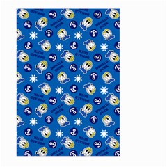 Illustration Duck Cartoon Background Large Garden Flag (two Sides) by Sudhe