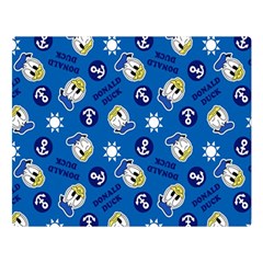 Illustration Duck Cartoon Background Double Sided Flano Blanket (large)  by Sudhe