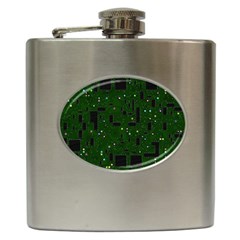 Board Conductors Circuits Hip Flask (6 Oz) by Jancukart