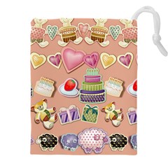 Illustration Seamless Pattern Standardize Drawstring Pouch (5xl) by danenraven
