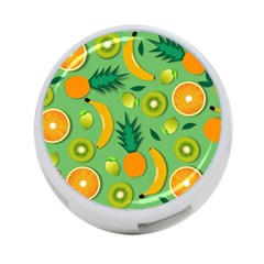 Fruit Tropical Pattern Design Art 4-port Usb Hub (one Side) by danenraven