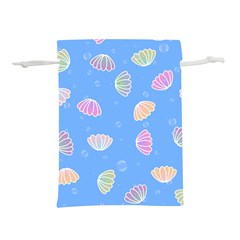 Illustration Seashell Clam Pattern Art Design Lightweight Drawstring Pouch (s) by danenraven