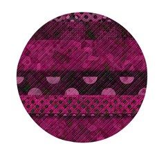 Illustration Background Pattern Texture Design Mini Round Pill Box (pack Of 3) by danenraven