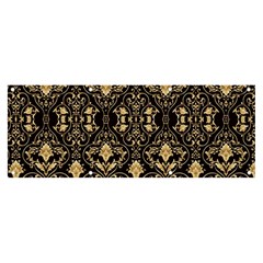 Vintage Batik Art Architecture Pattern Banner And Sign 8  X 3  by Ravend