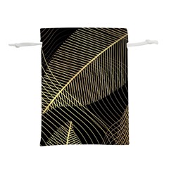 Leaves Nature Art Design Pattern Lightweight Drawstring Pouch (s) by Ravend