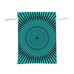 Illusion Geometric Background Lightweight Drawstring Pouch (S) Front