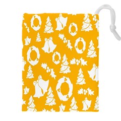Orang Card Christmas Drawstring Pouch (5xl) by artworkshop