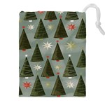 Christmas Trees Pattern Drawstring Pouch (5XL) Front